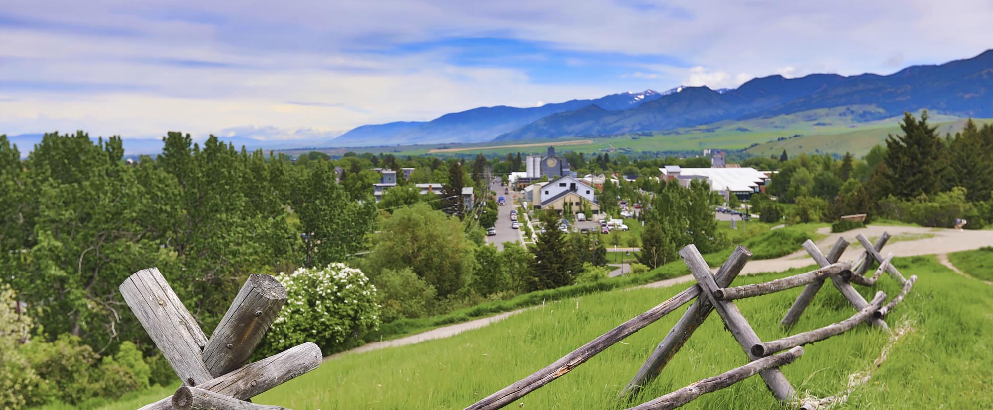 Bozeman, Montana from Peet's Hill