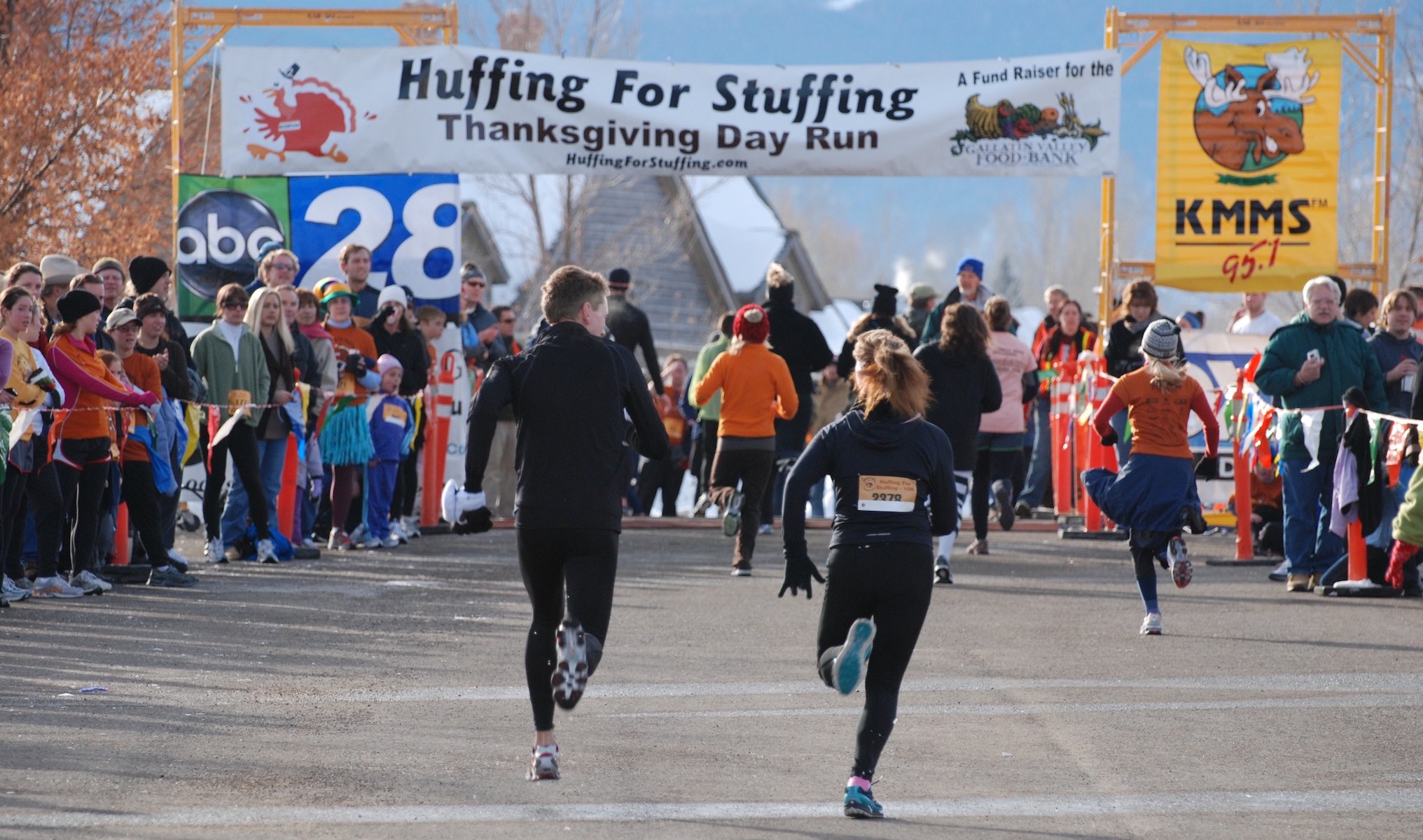 Bozeman, Montana Huffing for Stuffing Road Race